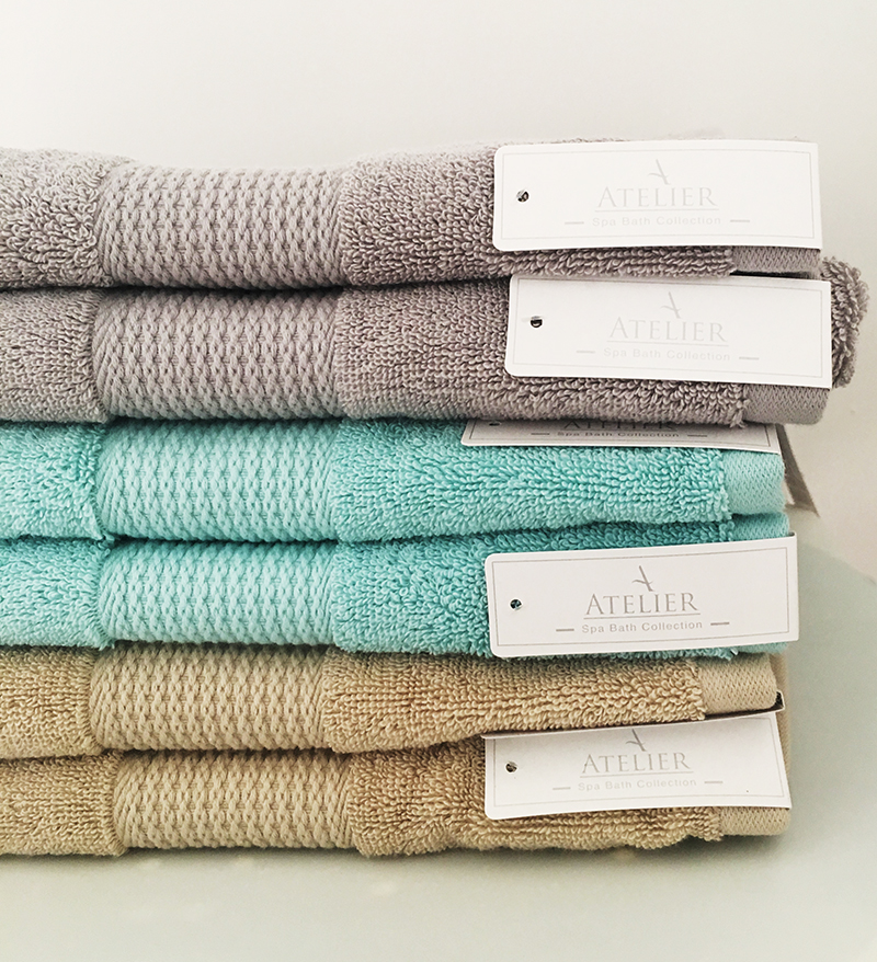 [白色莫奈]出口純棉浴巾成人情侶浴巾吸水柔軟家用浴室套裝單件